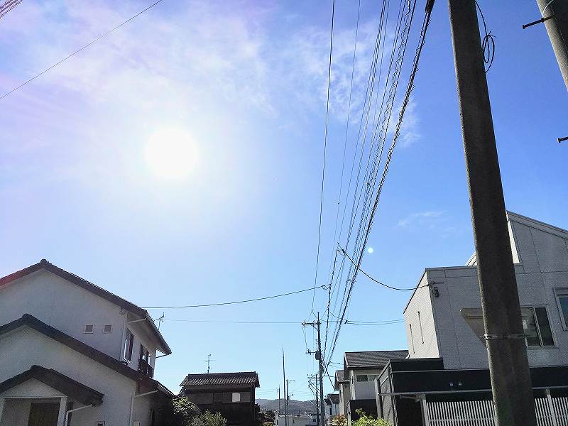 今日の倉敷市の空