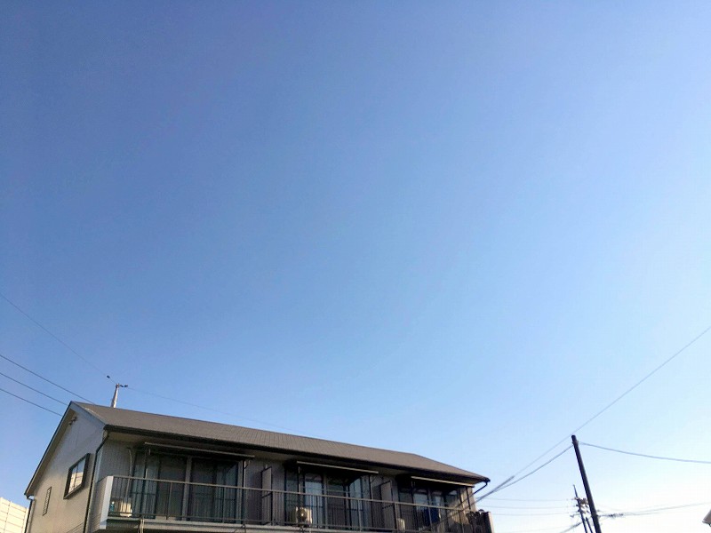 秋晴れの倉敷の空