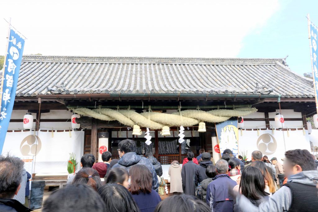 お正月の阿智神社