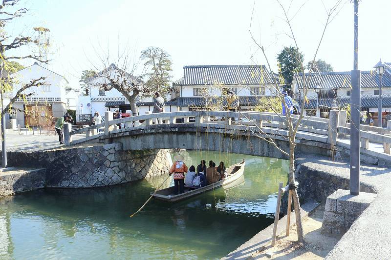 くらしき川舟流し