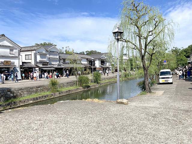 4連休の美観地区の風景